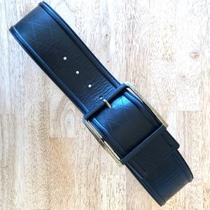 Black Leather Belt